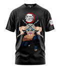 Playera Manga Corta 100% Algodón Demon Slayer Inosuke Hashibira
