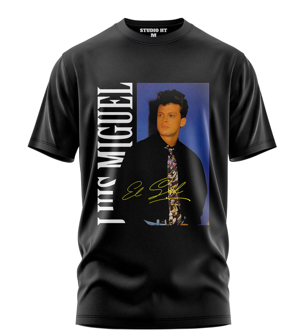 Playera Manga Corta 100% Algodón Luis Miguel El Sol
