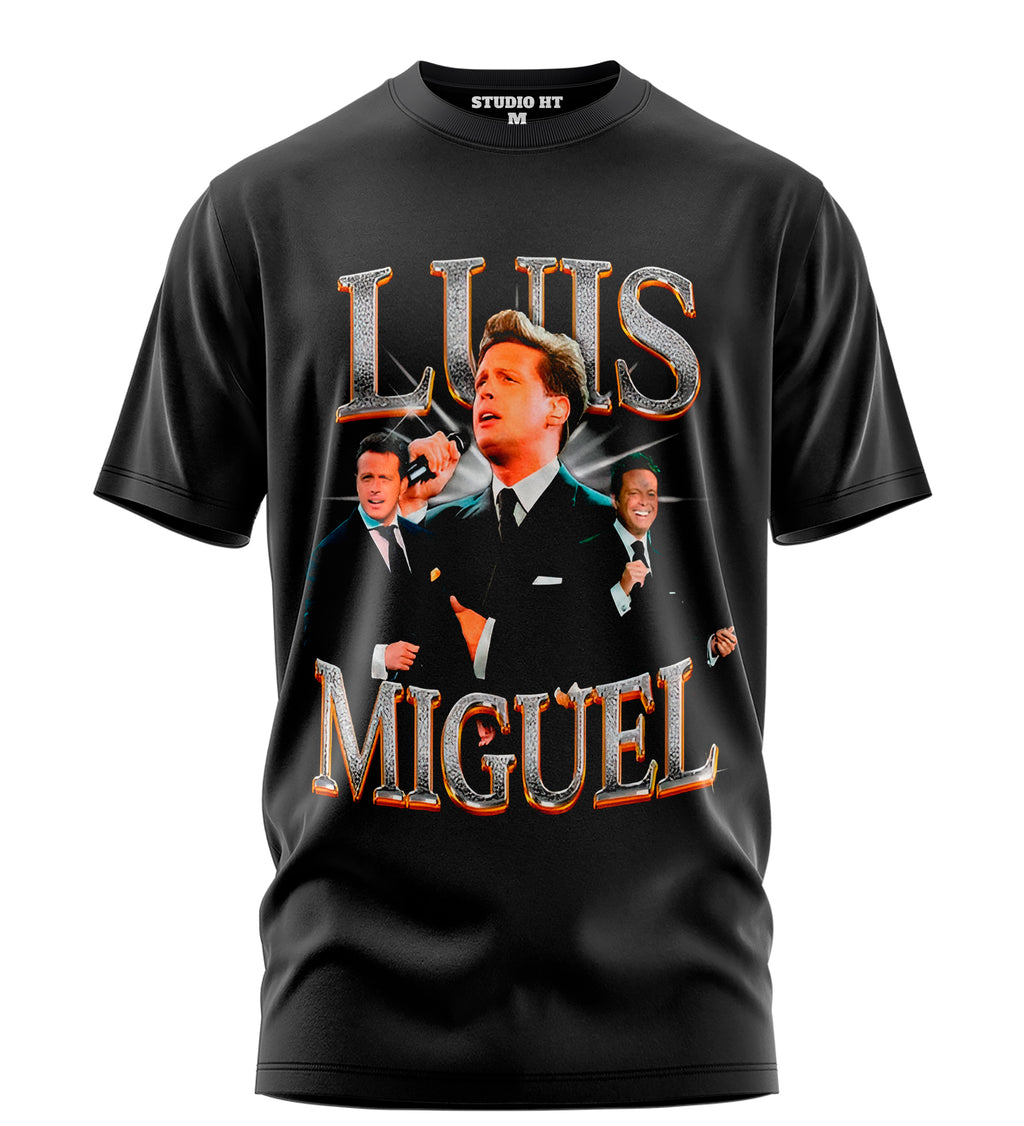 Playera Manga Corta 100% Algodón Luis Miguel