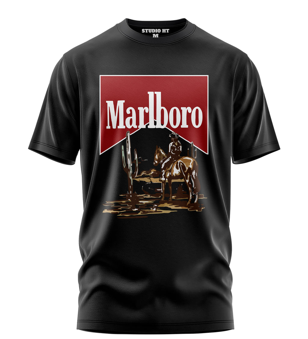 Playera Manga Corta 100% Algodón Vaqueros Estilo Rancho Yelowstone