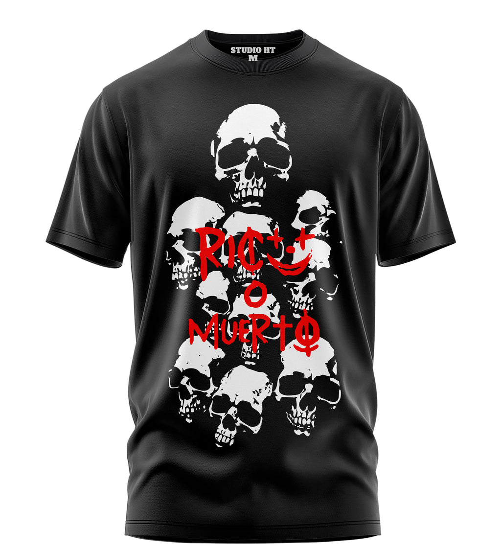 Playera Manga Corta 100% Algodón Rico o Muerto