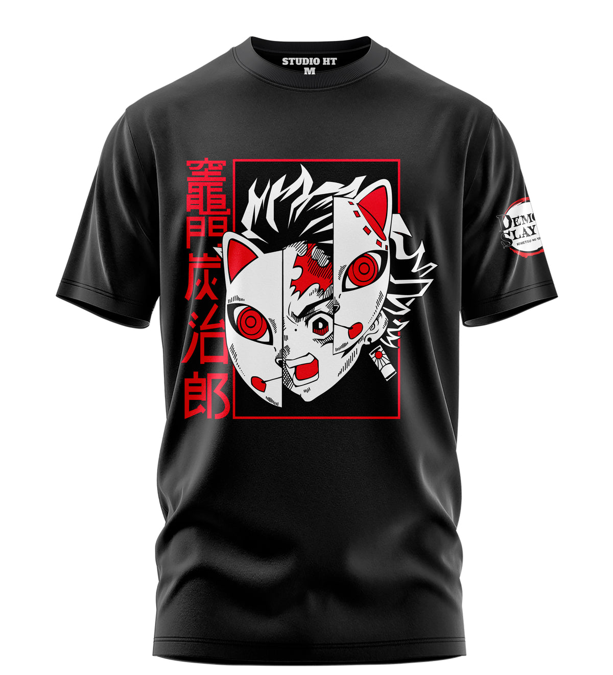 Playera Manga Corta 100% Algodón Demon Slayer Sabito