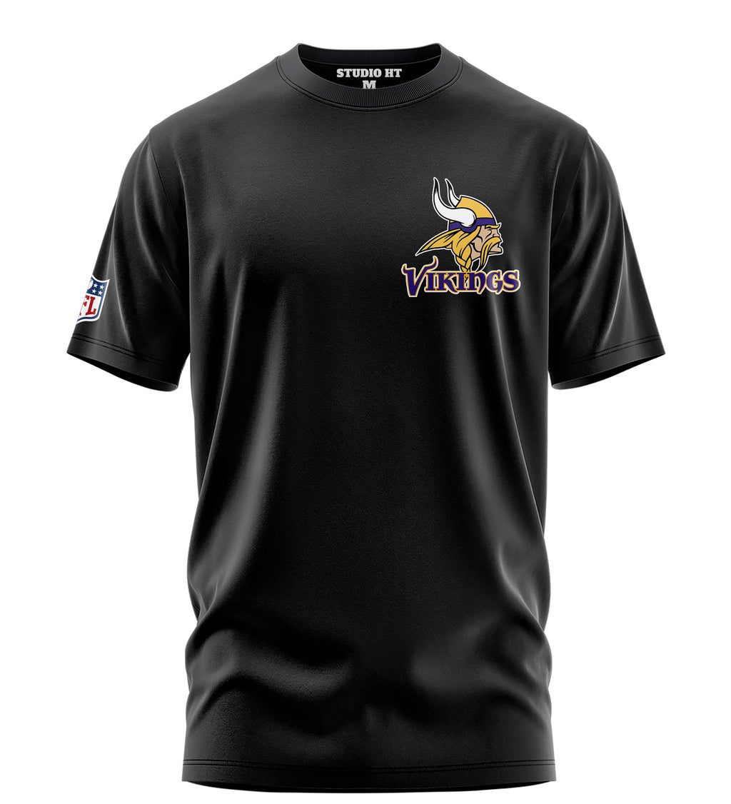 Playera Manga Corta 100% Algodón Minnesota Vikings