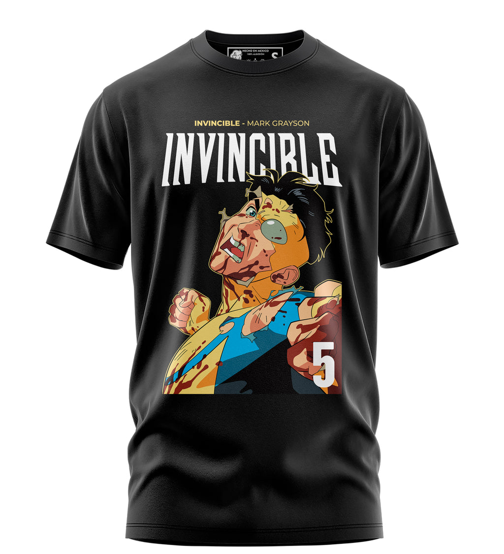 Playera 100% Algodón Invencible