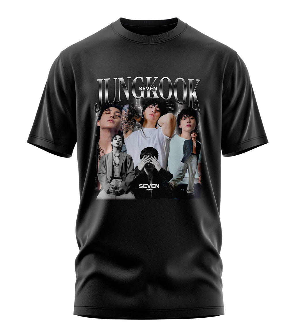 Playera Manga Corta 100% Algodón Jungkook BTS V2
