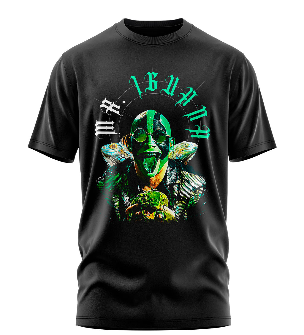 Playera Manga Corta 100% Algodón Mr. Iguana WW Lucha Libre