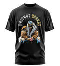 Playera Manga Corta 100% Algodón Mascara Dorada Luchador