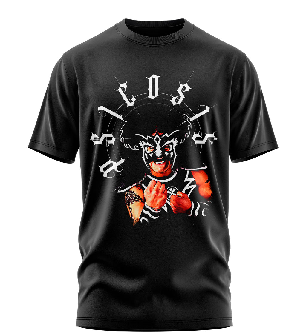 Playera Manga Corta 100% Algodón Psicosis Luchador
