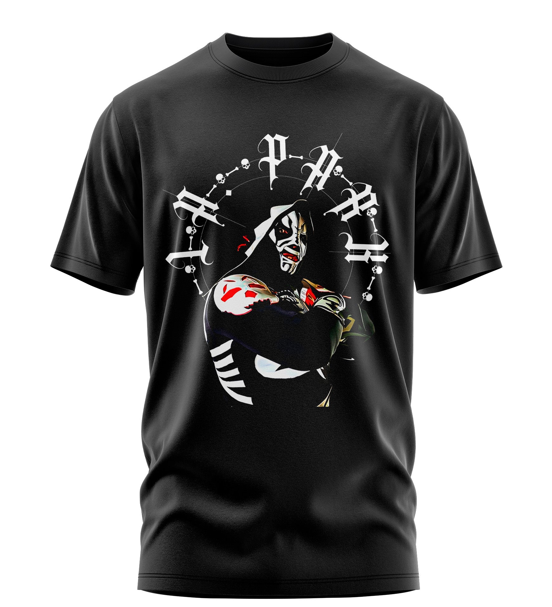 Playera Manga Corta 100% Algodón LA PARK WW Lucha Libre