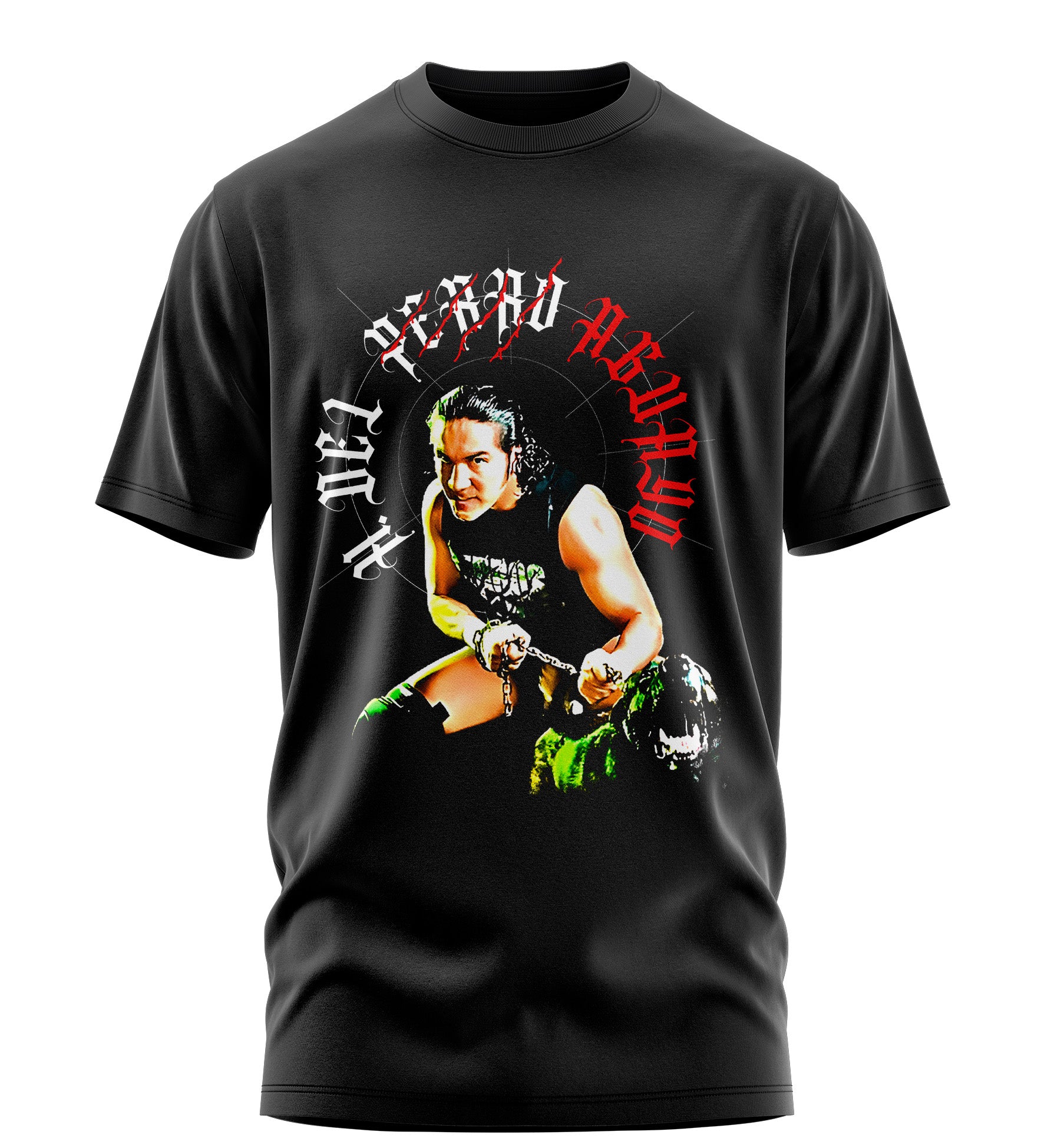 Playera Manga Corta 100% Algodón PERROS DEL MAL Lucha Libre