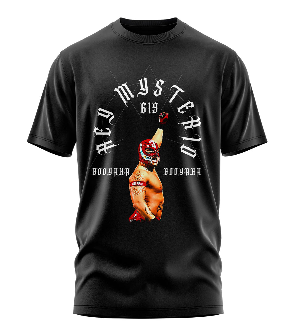 Playera Manga Corta 100% Algodón Rey Misterio Luchador