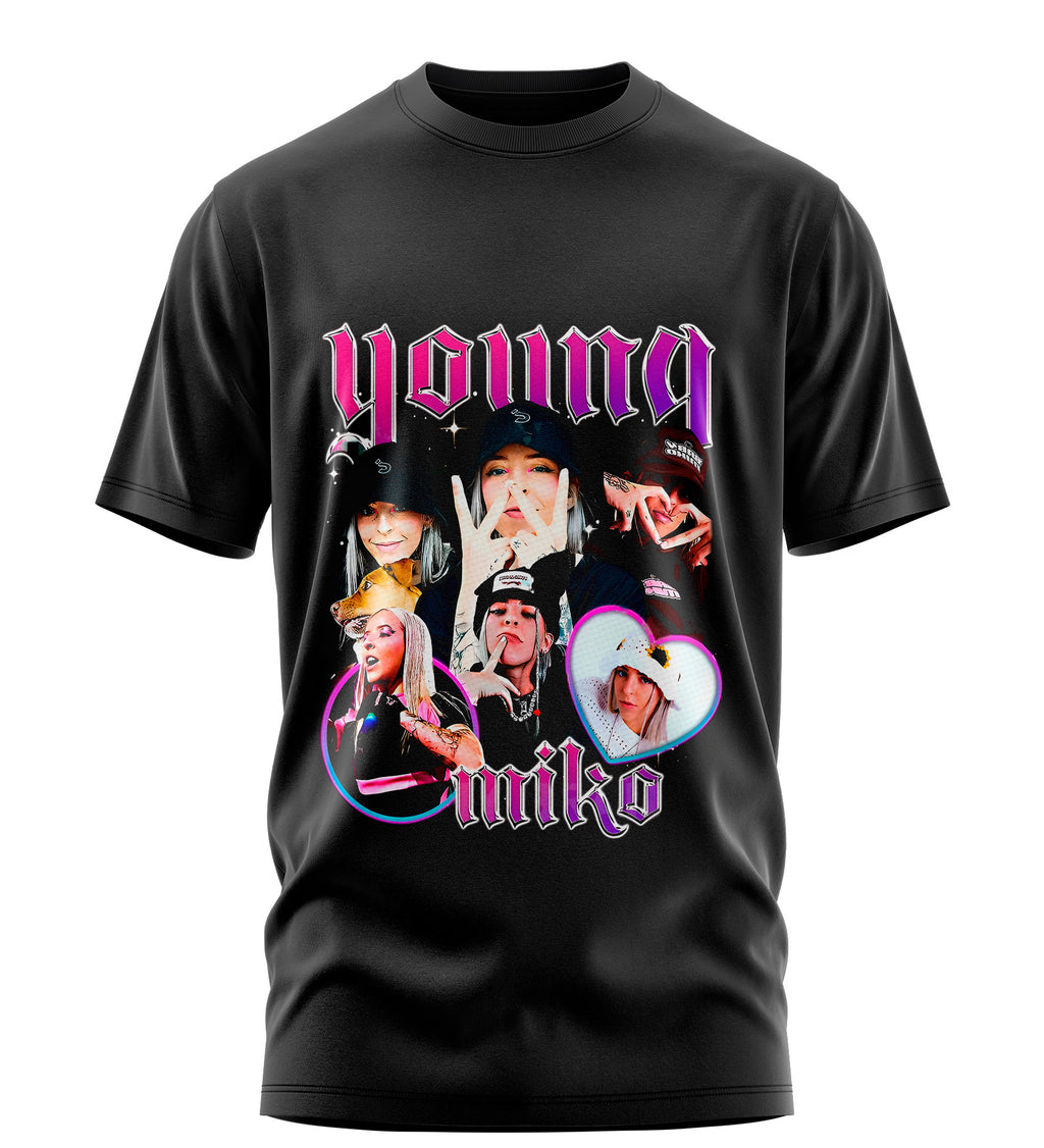 Playera Manga Corta 100% Algodón Young Miko V4