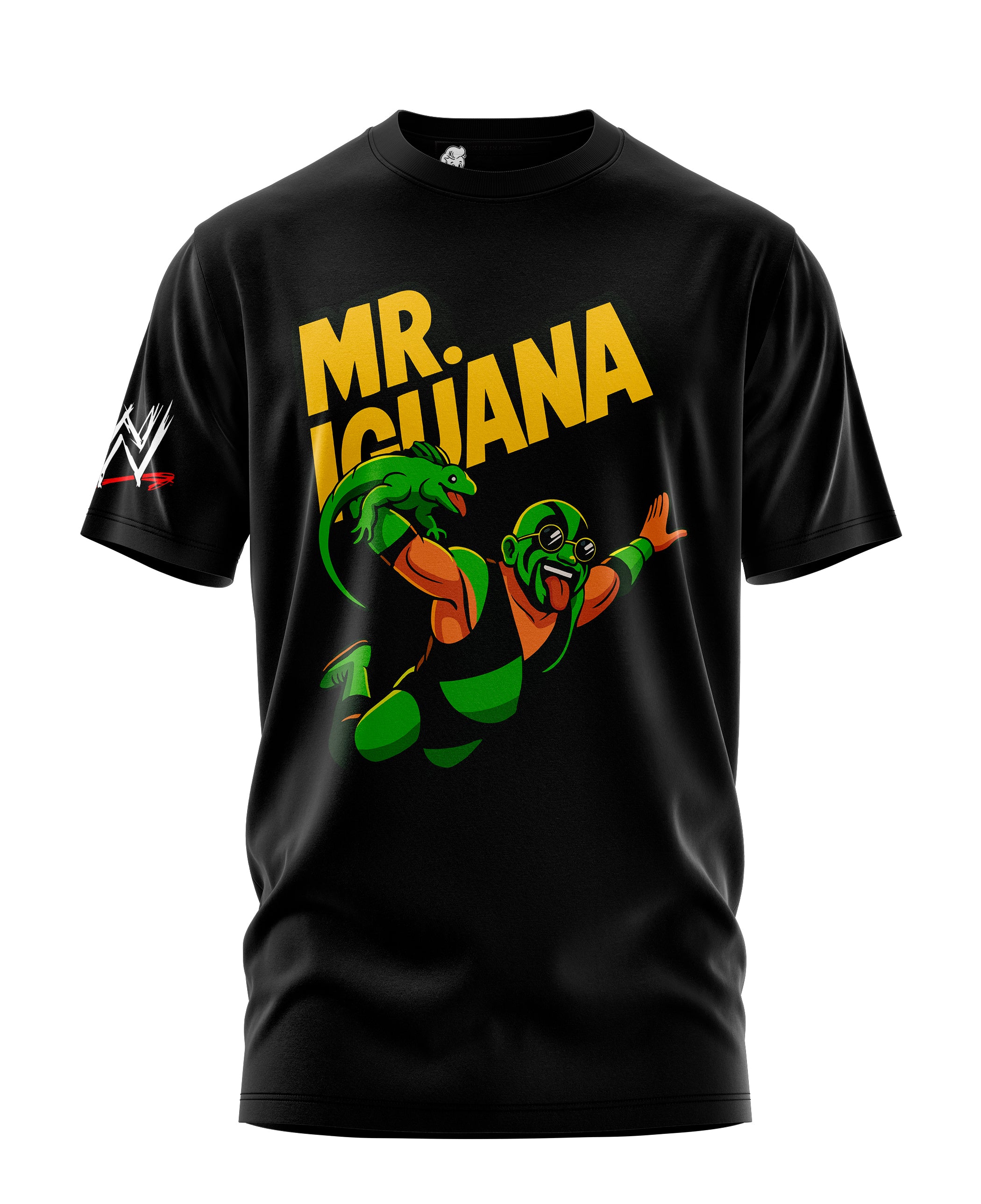 Playera Manga Corta 100% Algodón MR. IGUANA LUCHA LIBRE WW