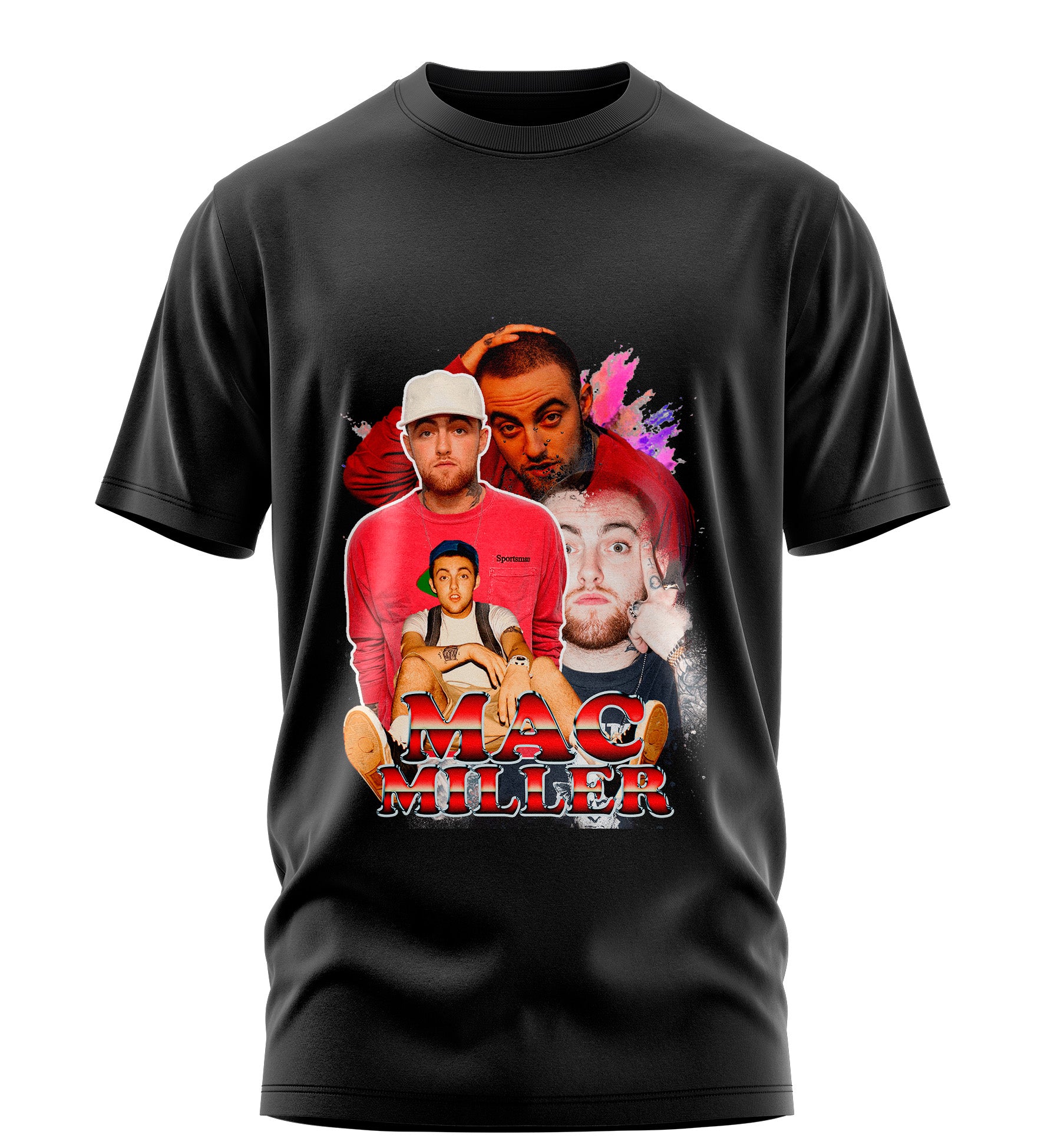 Playera Manga Corta 100% Algodón Mac Miller