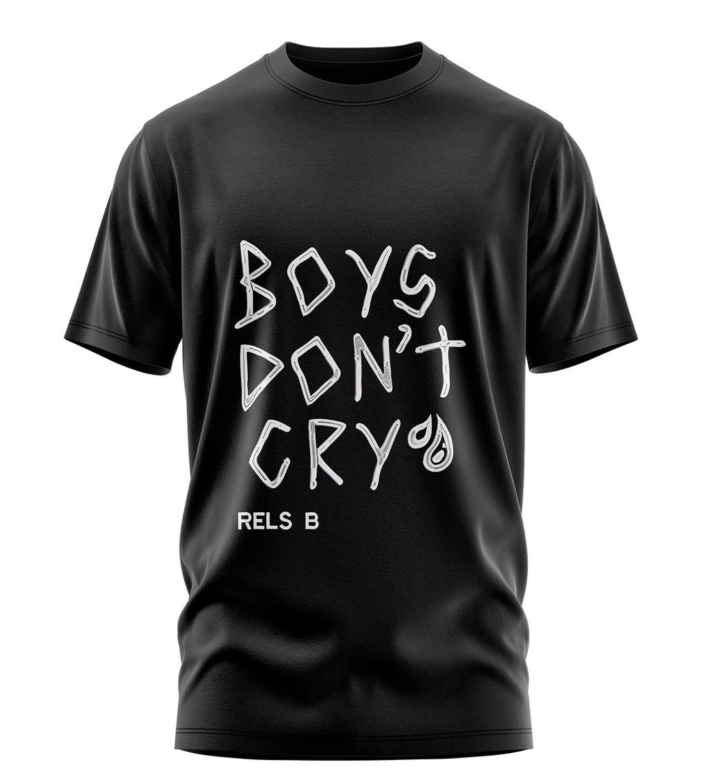 Playera Manga Corta 100% Algodón SKINNY FLAK RELS BOYS DON´T CRY