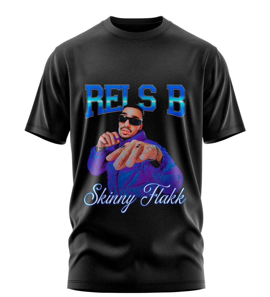 Playera Manga Corta 100% Algodón SKINNY FLAK RELS B V2
