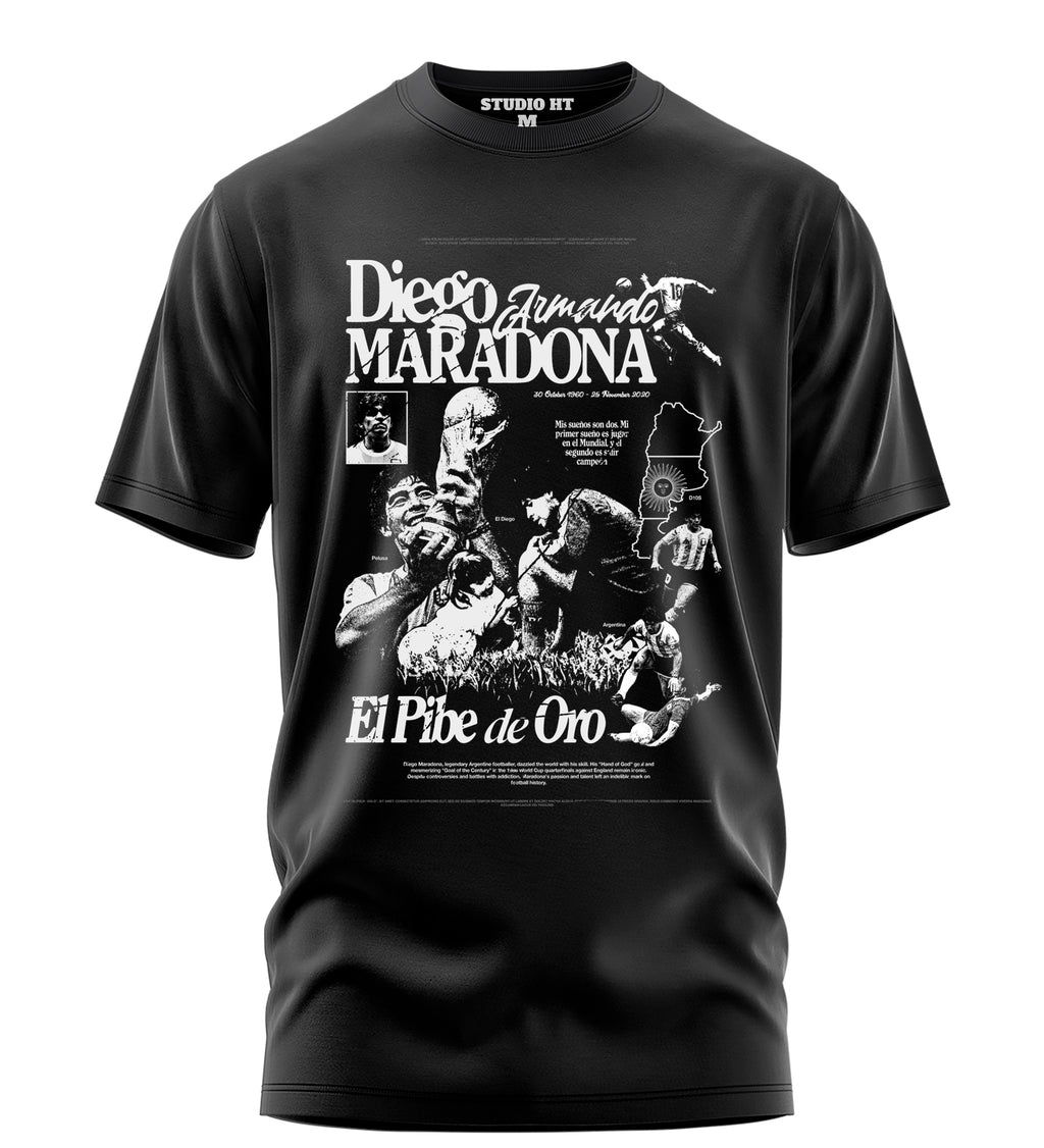 Playera 100% Algodón Diego Maradona El Pibe De Oro