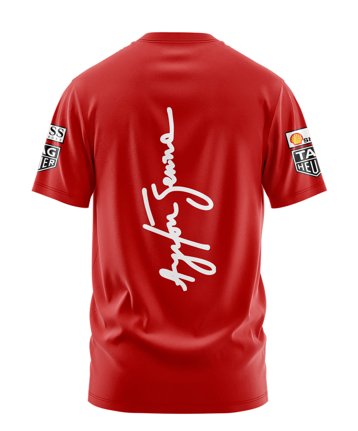 Playera Ayrton Senna Vintage Red