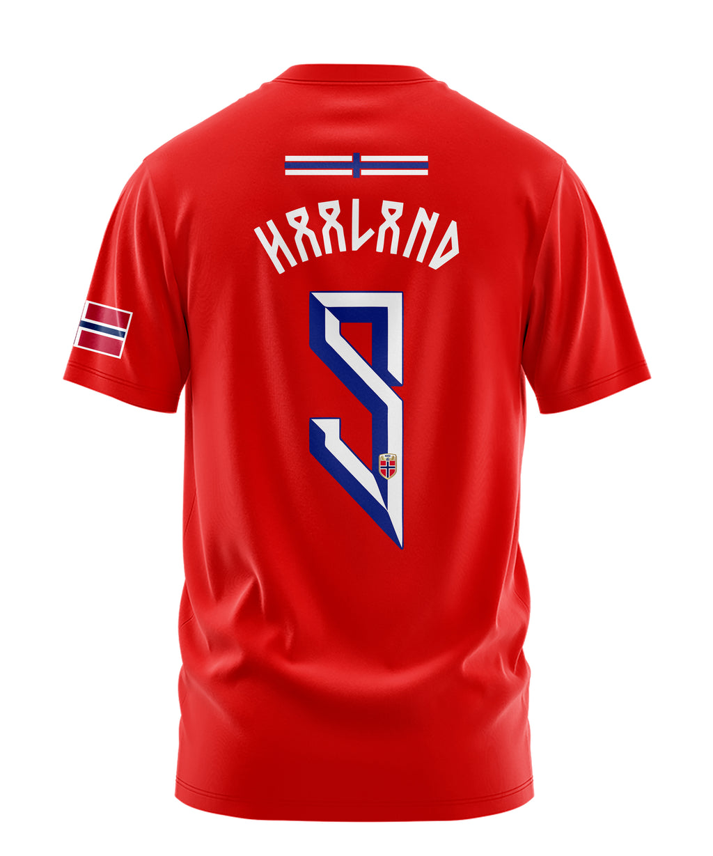 Playera Deportiva Para Niño Erling Haaland Noruega