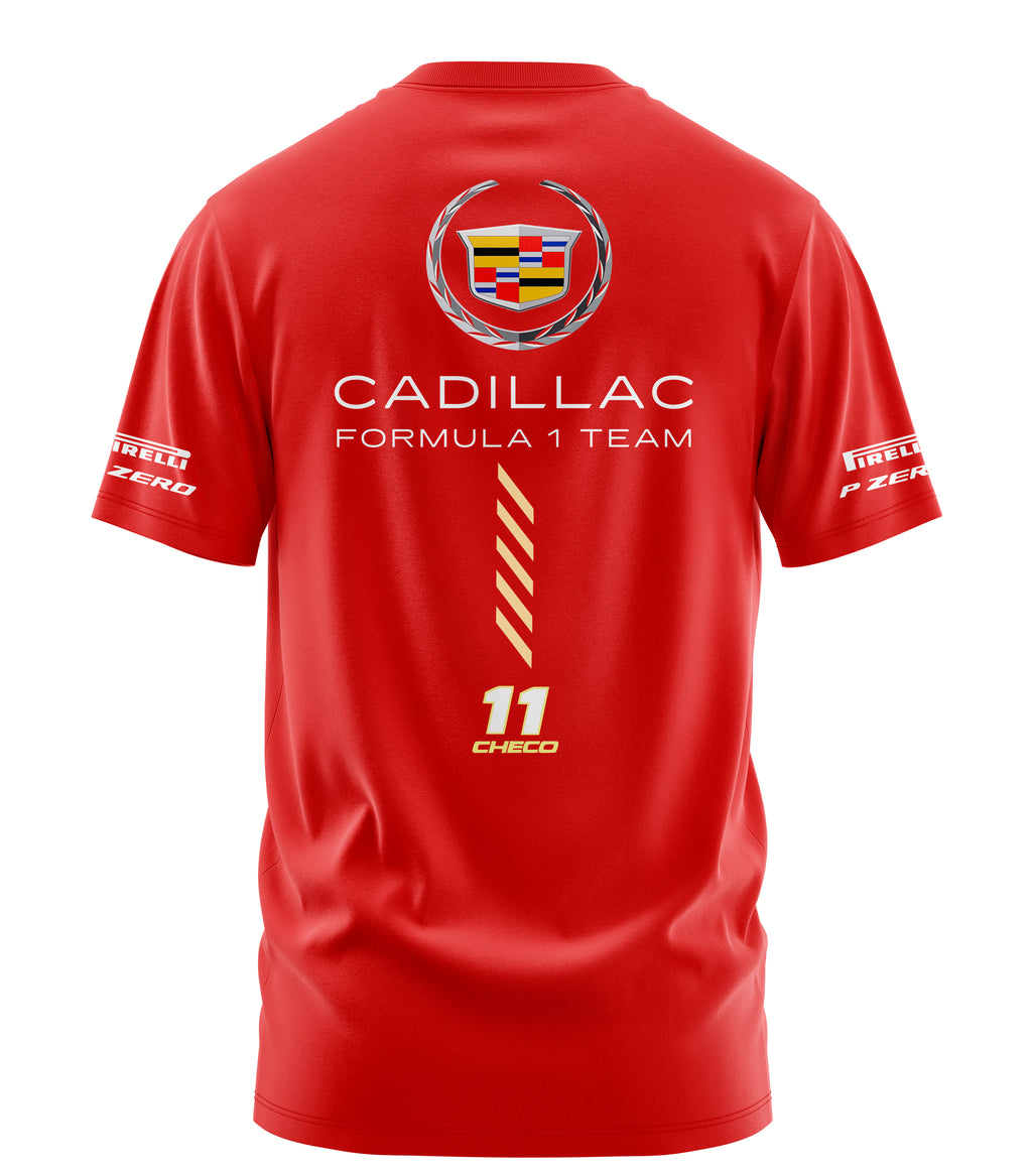 Playera Manga Corta Tela Deportiva CHECO PERÉZ SP 11 RACING V3