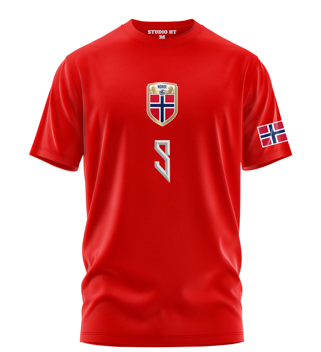 Playera Deportiva Para Niño Erling Haaland Noruega