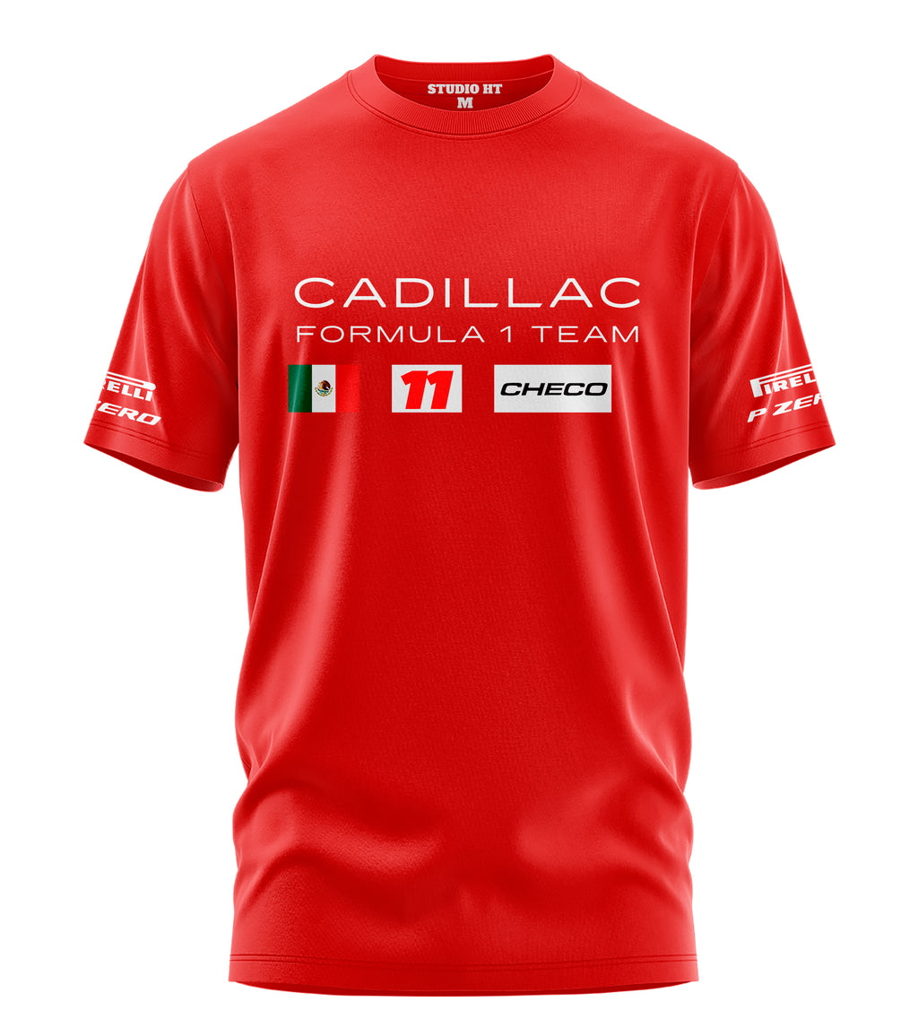 Playera Manga Corta Tela Deportiva CHECO PERÉZ SP 11 RACING V3