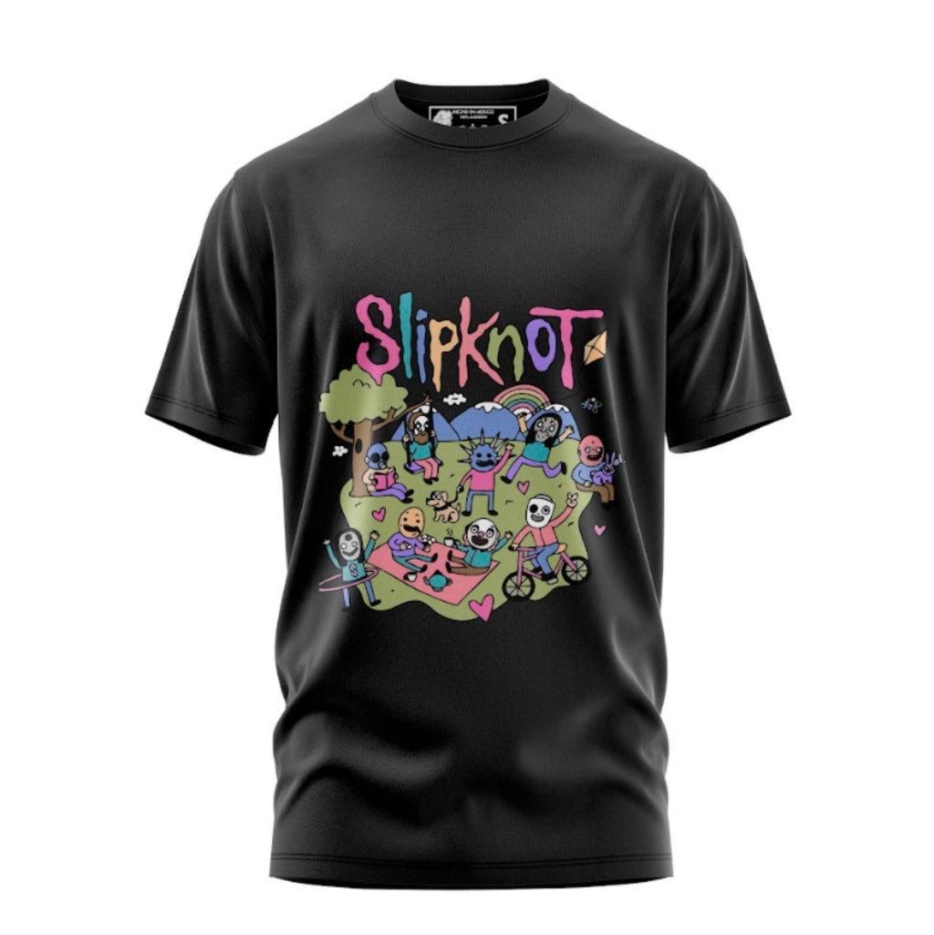 Playera Manga Corta 100% Algodón SLIPKNOT KAWAI