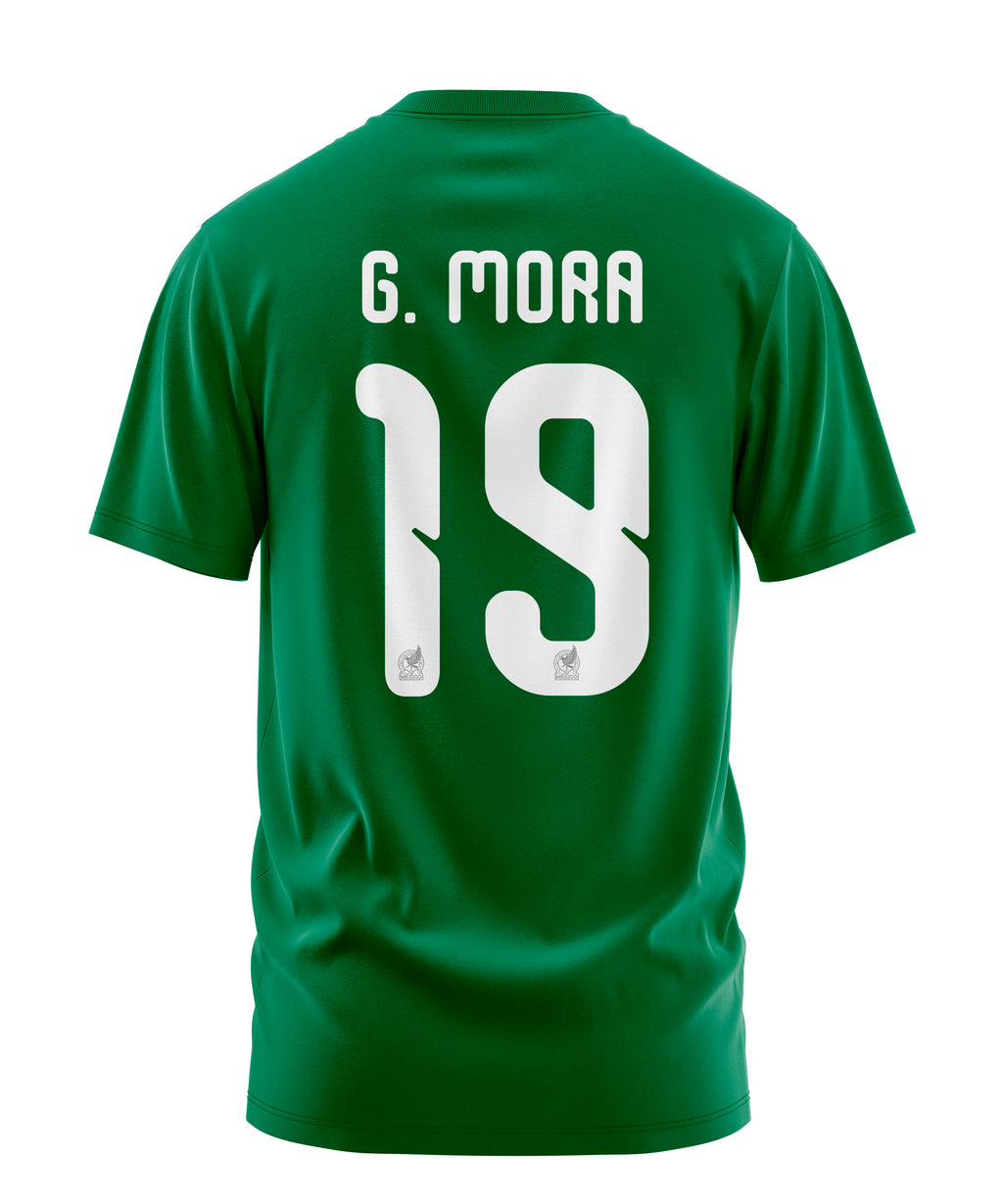 Playera Manga Corta 100% Algodón Gil Morita 19 México