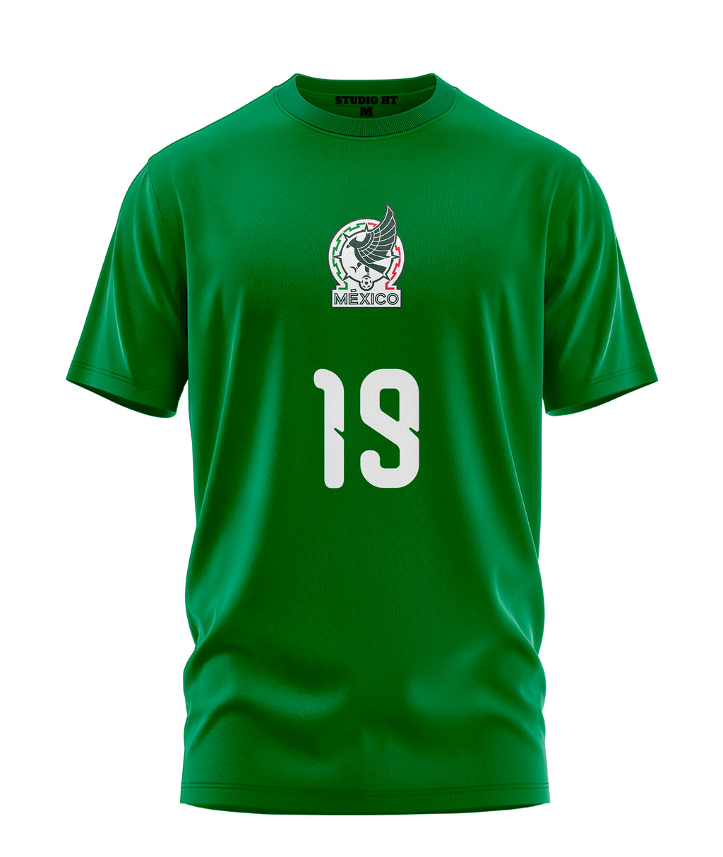 Playera Manga Corta 100% Algodón Gil Morita 19 México