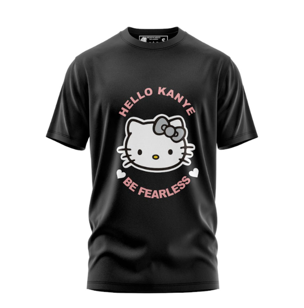 Playera Manga Corta 100% Algodón KANYE WEST HELLO KANYE