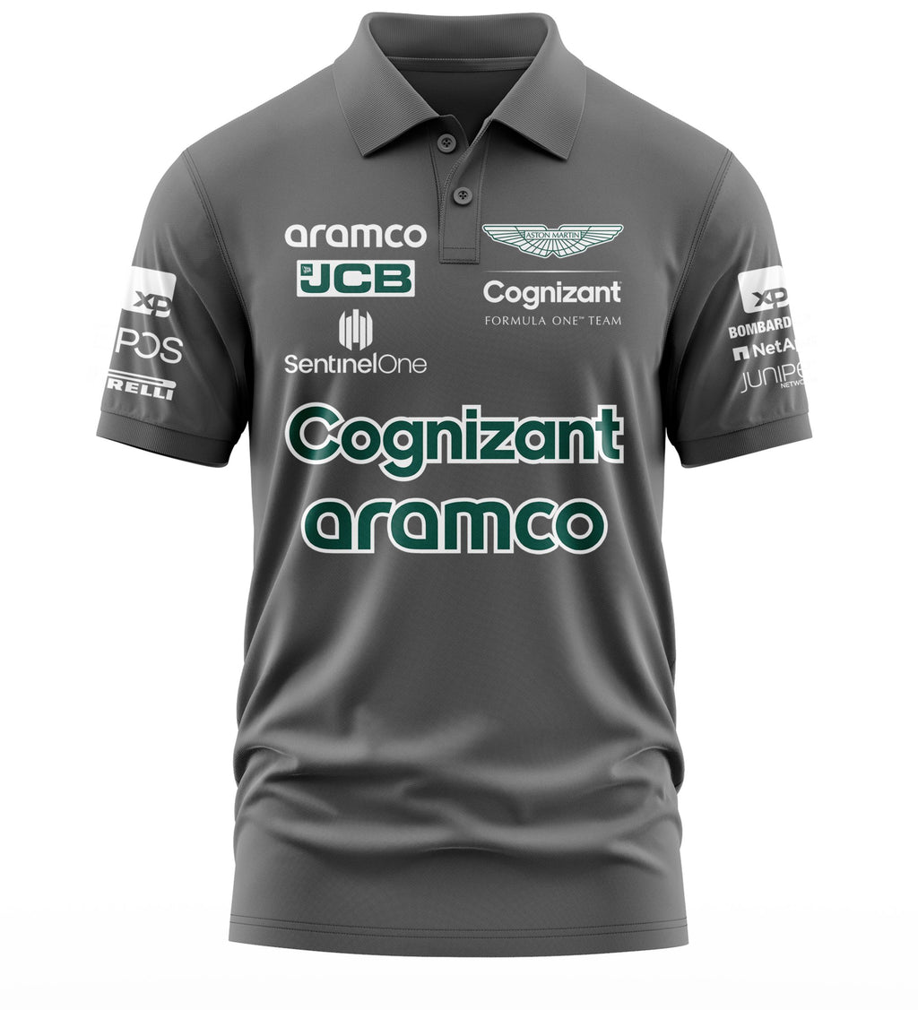 Playera Tipo Polo Fernando Alonso AM Tela Deportiva