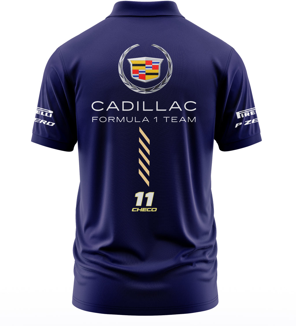 Playera Tipo Polo Deportiva Checo SP11 RACING