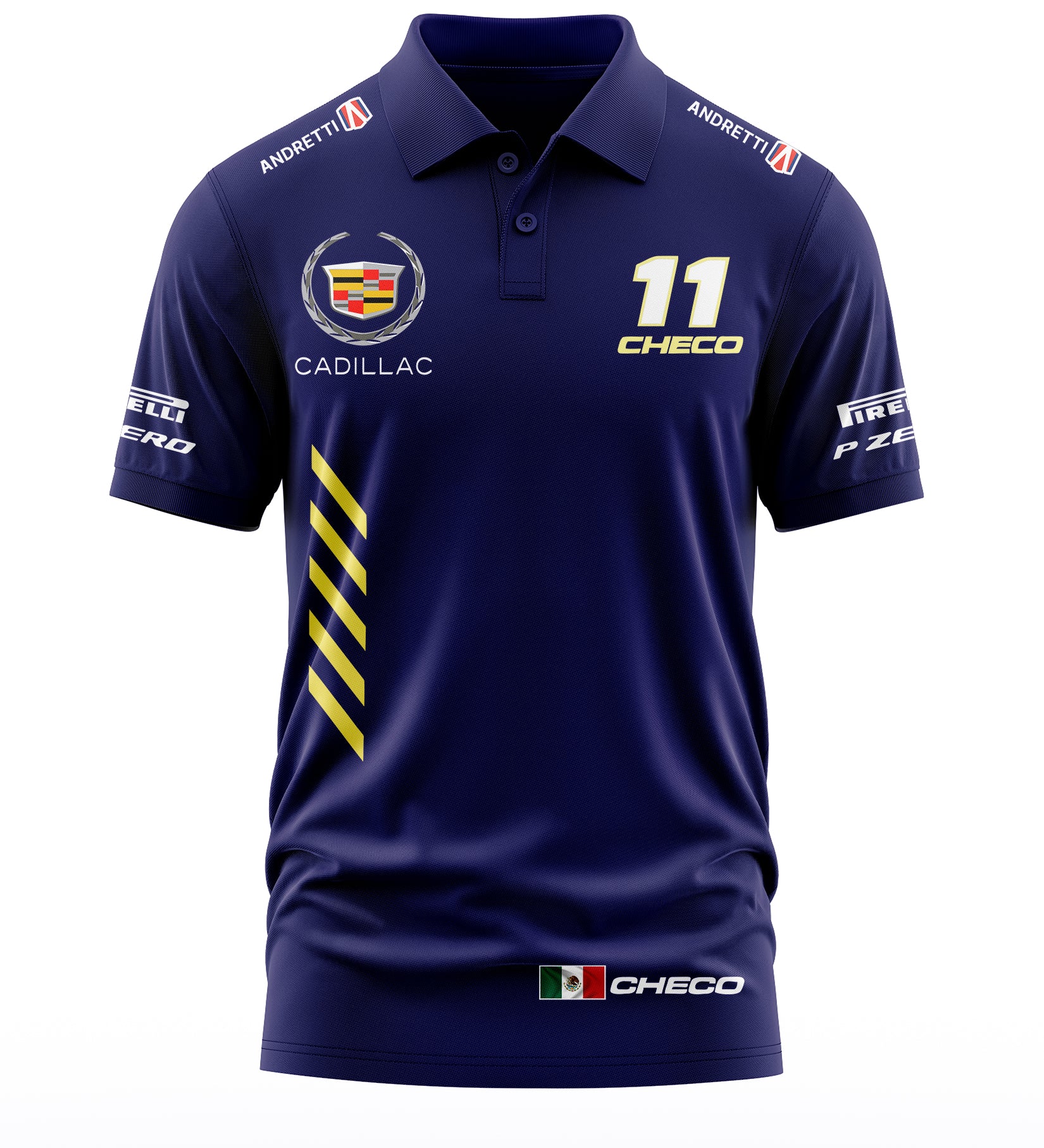 Playera Tipo Polo Deportiva Checo SP11 RACING