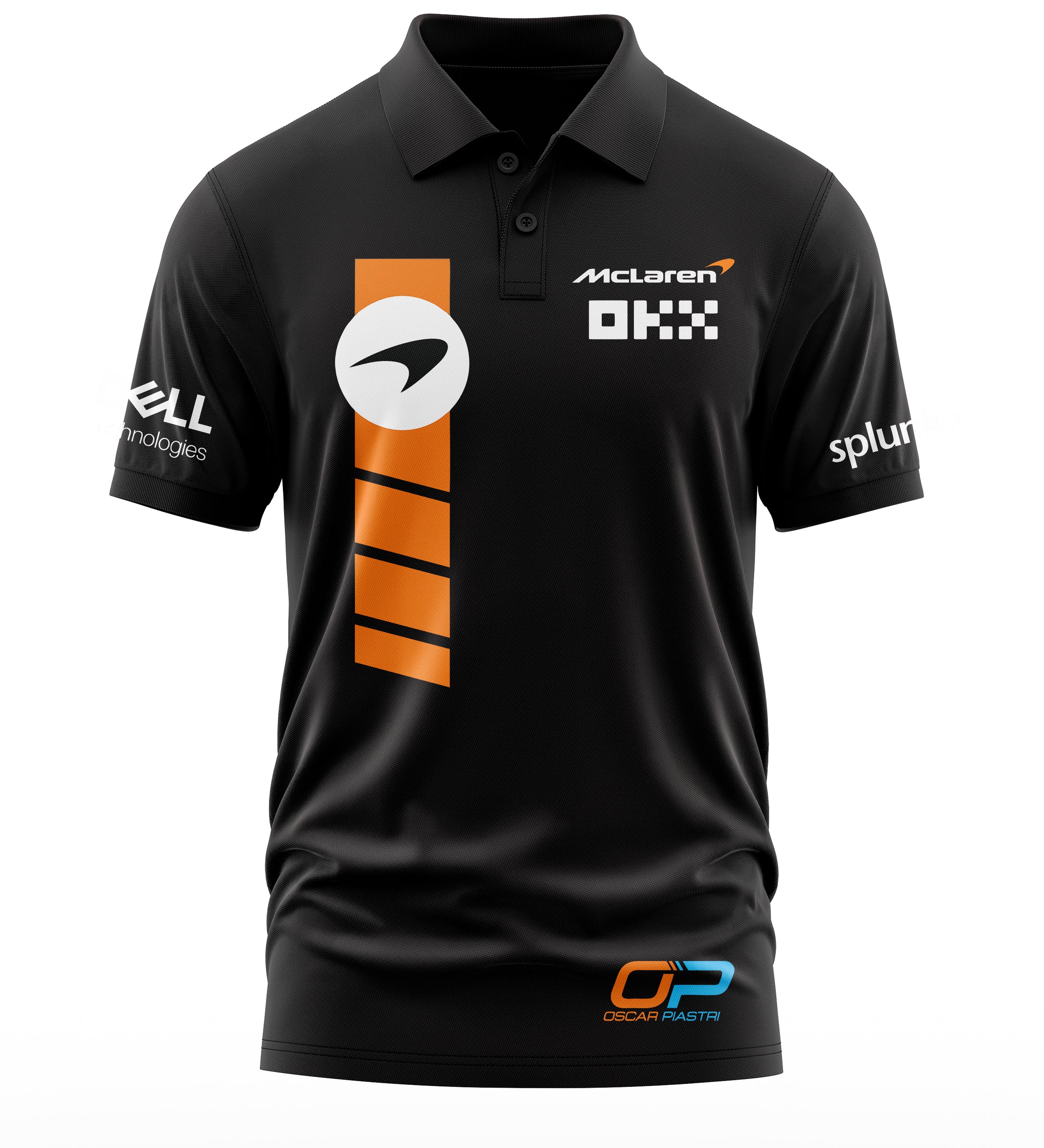 Playera Tipo Polo Deportiva Oscar Piastri Formula Racing