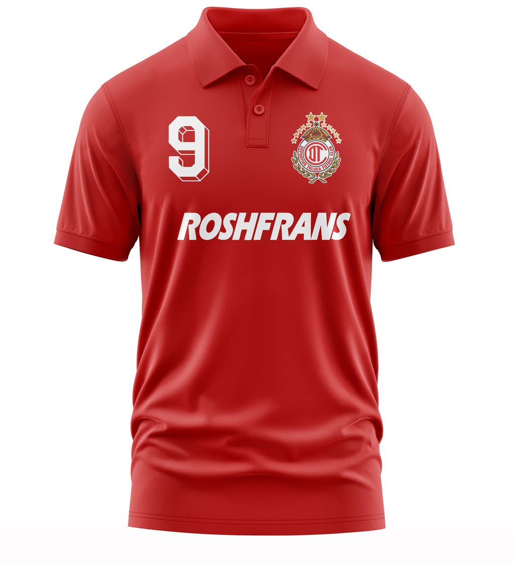Playera Tipo Polo Deportiva Alexis Vega #9 Bicampeón