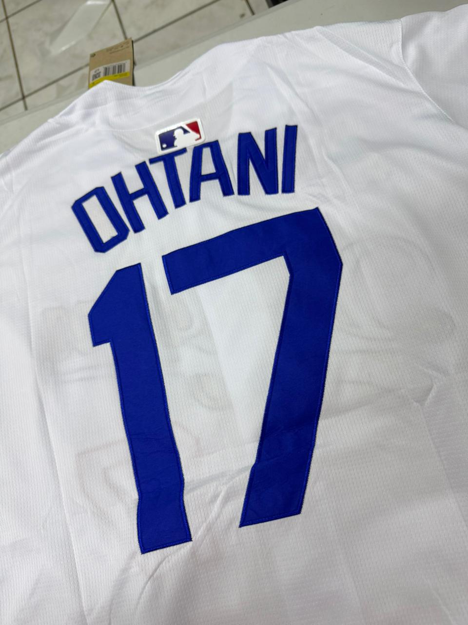 CAMISOLA JERSEY BASEBALL SHOHEI OHTANI #17 LOS ANGELES BORDADO LOCAL