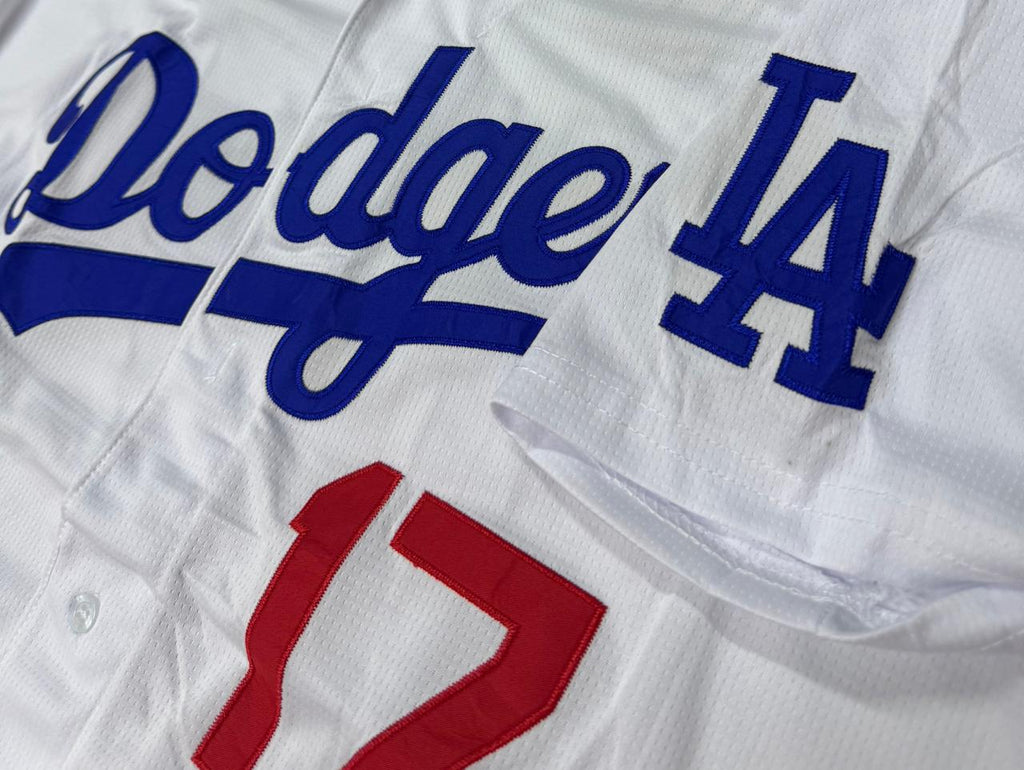 CAMISOLA JERSEY BASEBALL SHOHEI OHTANI #17 LOS ANGELES BORDADO LOCAL