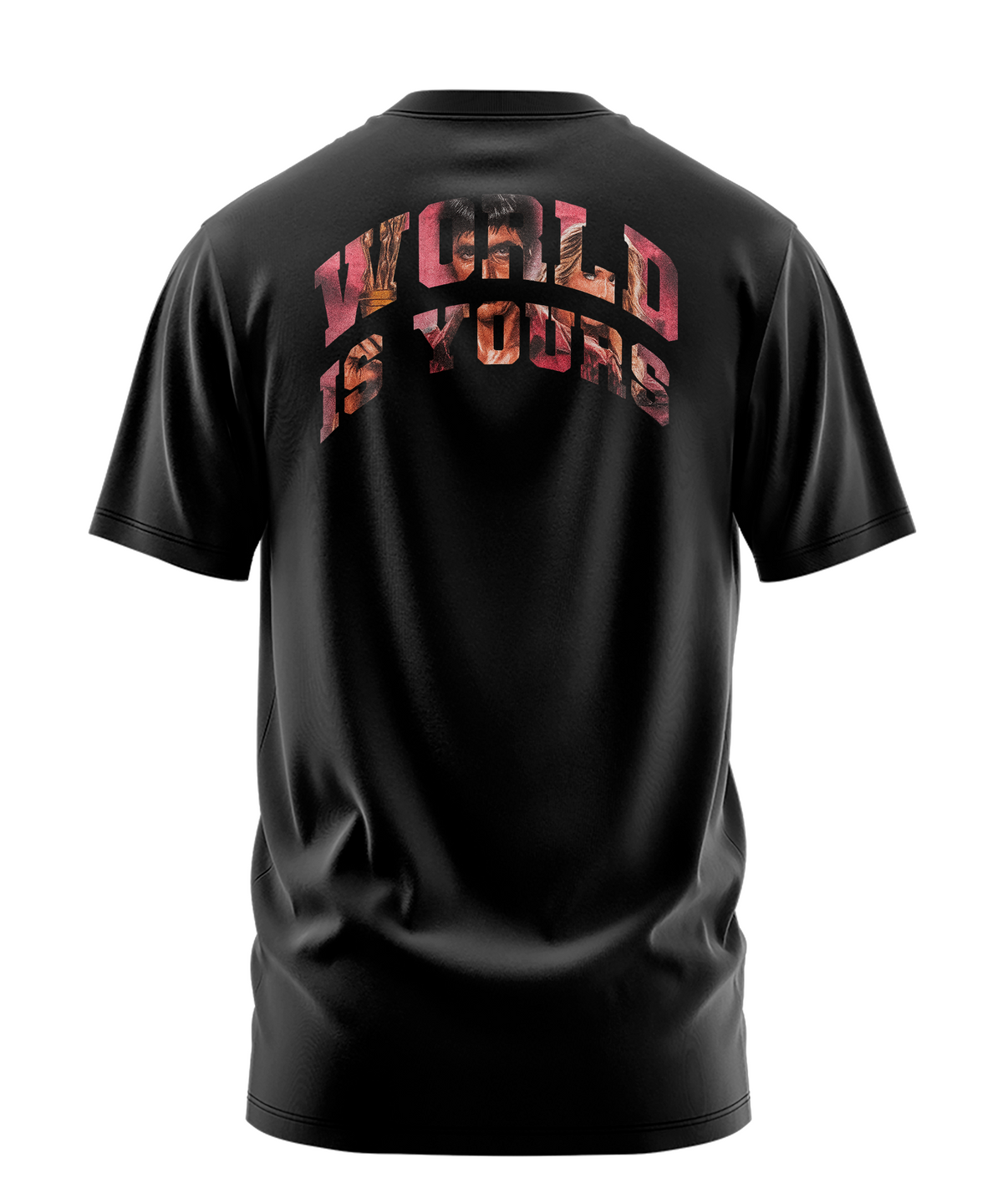 Playera Manga Corta 100% Algodón THE WORLD IS YOURS TONY MONTANA